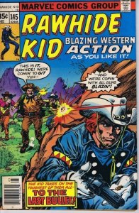 Rawhide Kid #145 ORIGINAL Vintage 1978 Marvel Comics