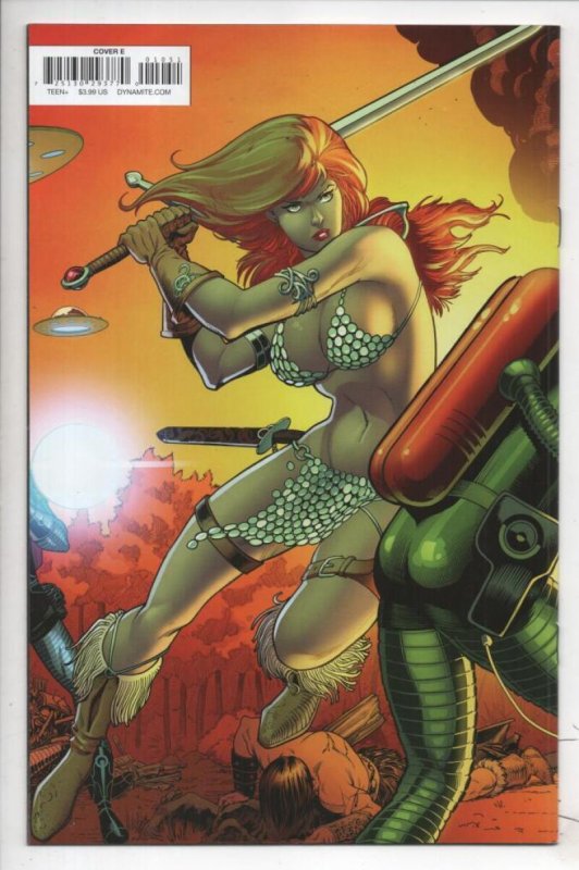MARS ATTACKS  RED SONJA #1 E, NM-, Kitson Aliens, Horror, 2020 more MA in store