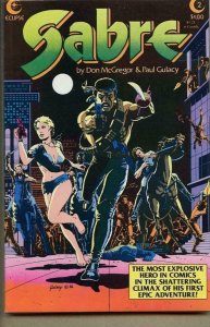 SABRE #2, FN/VF, Paul Gulacy, Eclipse, 1982  more Indies in store