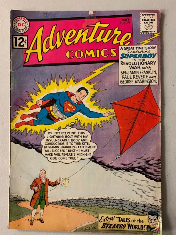 Adventure Comics #296 Superboy in American Revolution, Bizarro World 4.0 (1962)