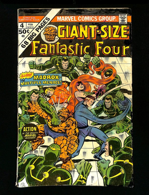 Giant-Size Fantastic Four #4 See Description 1st Appearance Madrox!