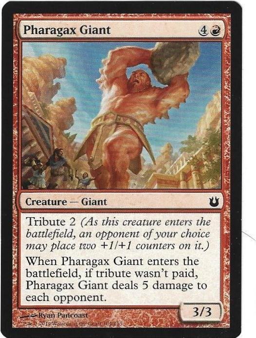 Magic the Gathering: Born of the Gods - Pharagax Giant