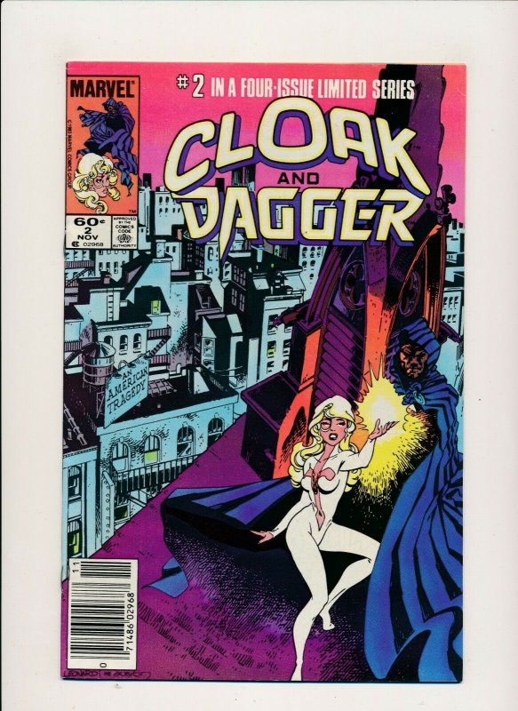 Marvel Lot of 2-CLOAK & DAGGER #1-2 1983 SIGNED by RICK LEONARDI F/VF (PF934)