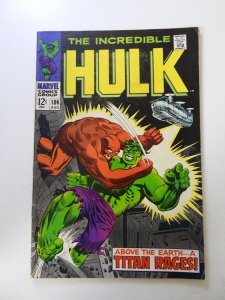 The incredible Hulk #106 (1968) VG/FN condition