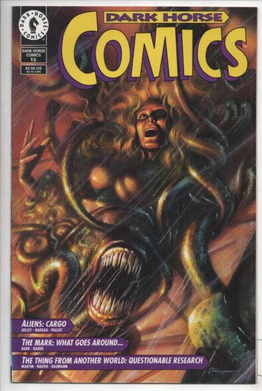 DARK HORSE COMICS #15, NM-, Thing from another World, 1992 1993, Aliens