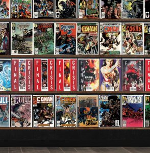 Huge Lot 150+ Comics with Conan The Barbarian, Thor, The &, Semper Fi & More!