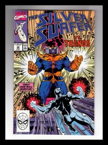 Silver Surfer #38 (1990) THANOS Appearance !!!  / MC#42