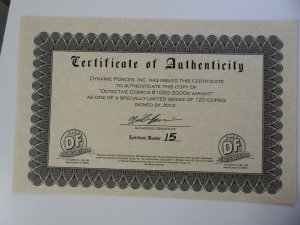 Detective Comics #1000 2000s Variant Cover Signed by Jock W/ Cert! NM Cond