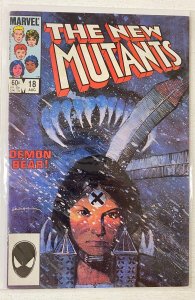 New Mutants #18 DIR (1st series) 6.0 FN (1984)