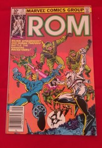 ROM #22 Silver Spaceknight Marvel Comics Bronze age 1981 VF