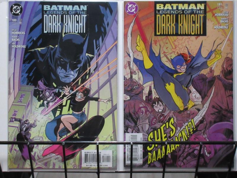 BATMAN: LEGENDS OF THE DARK KNIGHT (DC,1989) #180,181 Batgirl/Oracle! VF-NM