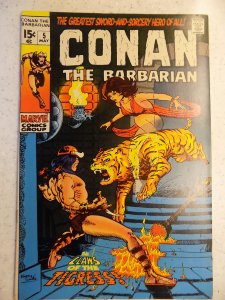 CONAN THE BARBARIAN # 5 BARRY SMITH NICE BOOK