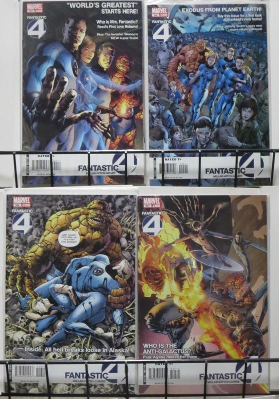 FANTASTIC FOUR (Marvel, 1998) #554-557 VF-NM 'World's Greatest' Complete story