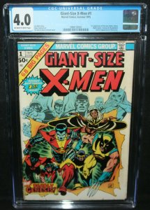 Giant-Size X-Men #1 - 1st App of Storm, Nightcrawler & Colossus - CGC 4.0 - 1975 