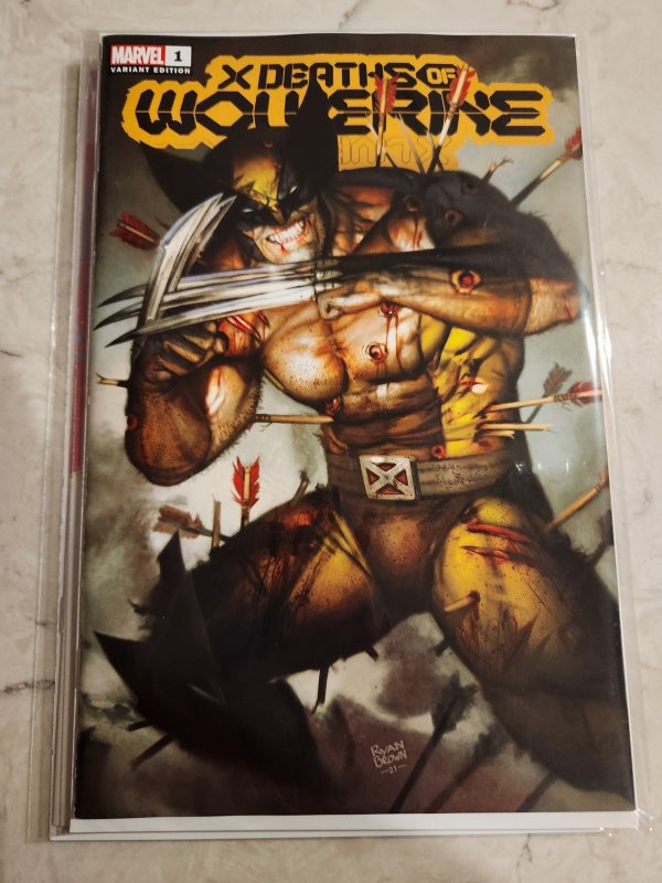 X Deaths of Wolverine #1 - CK Shared Exclusive - Ryan Brown