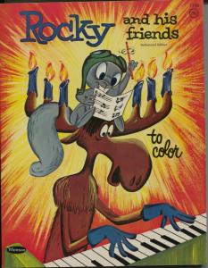 Rocky and His Friends To Color #1136 1961-Whitman-uncolored-VF