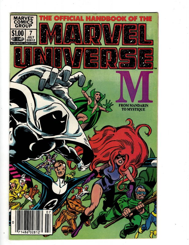 The Official Handbook of the Marvel Universe #7 (1983) J604