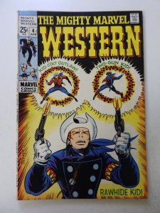 The Mighty Marvel Western #4 (1969) FN- condition moisture damage