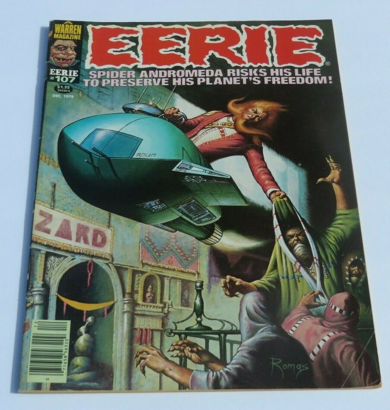 Eerie #107 VG+ 1979 Warren Magazine Spider Andromeda Strange Weird Crazy Mad