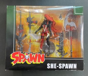 McFarlane Toys She-Spawn Deluxe 7” Action Figure Sealed Box Spawn