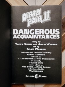 Dirty Pair II Dangerous Acquaintances TPB VF+ 8.5 (Eclipse 1991) LOVELY ANGELS