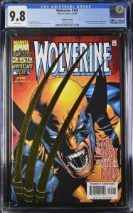 WOLVERINE #145 CGC 9.8 HULK SABRETOOTH GOLD FOIL VARIANT WHITE PAGES