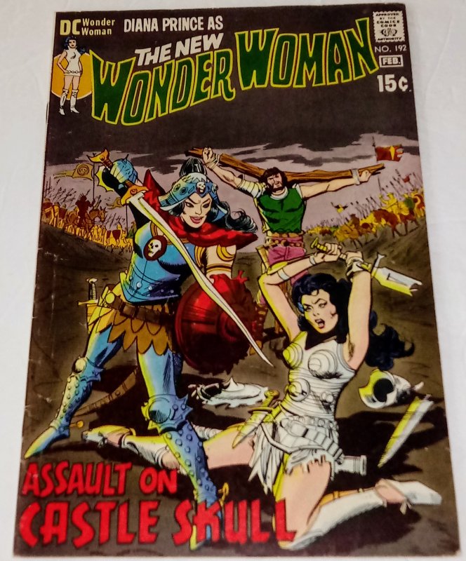 Wonder Woman #192 (FN) 1971 ASSAULT ON SKULL CASTLE! Bronze Age DC ID60H