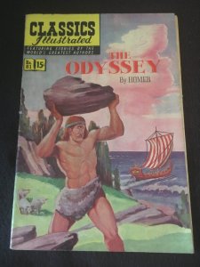 CLASSICS ILLUSTRATED #81: THE ODYSSEY HRN 82 VG Condition