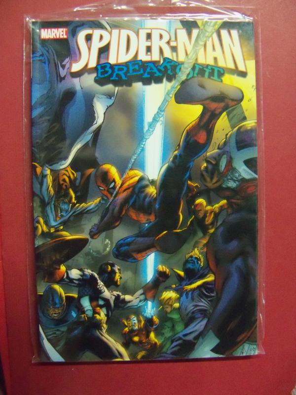 SPIDER-MAN: BREAKOUT UNREAD SOFT COVER (9.4 NM)  MARVEL