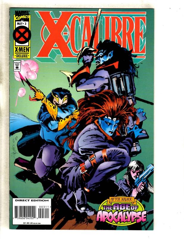 7 Marvel Comics X-Calibre 1 2 3 4 Clandestine 1 Ravage 99 11 Cosmic Powers 2 DB6