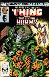 Marvel Two-in-One #95 (1983) The Living Mummy
