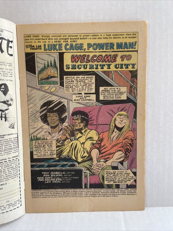 Luke Cage , Power Man #23  Comic Books - Bronze Age, Marvel, Iron