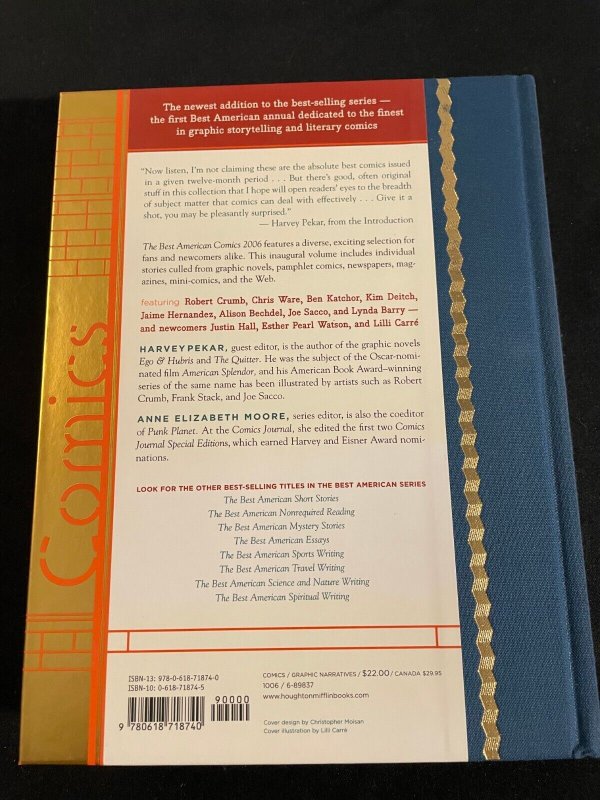 THE BEST AMERICAN COMICS 2006 Hardcover