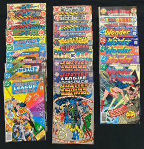 Justice League, Superman, Wonder Woman - 27 book lot