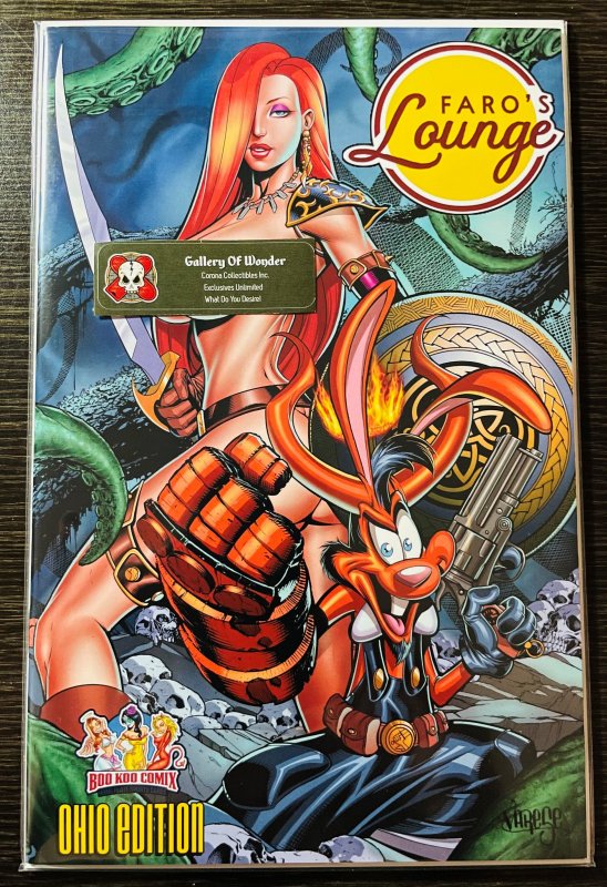 Faro's Lounge Jessica Rabbit as Red Sonja Ohio Exclusive HTF SOLD OUT LT...