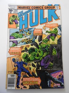 The Incredible Hulk #215 (1977) FN+ Condition!