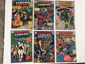 Justice League Of America 51 52 53 54 55 56 57 58 59 Fn-vf 58 Vg Dc Silver Age