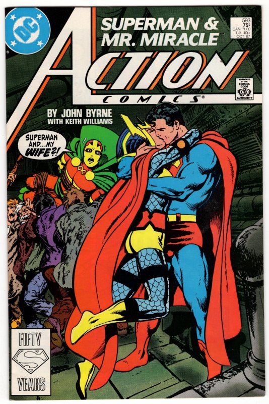 Action Comics #593 John Byrne High Grade DC