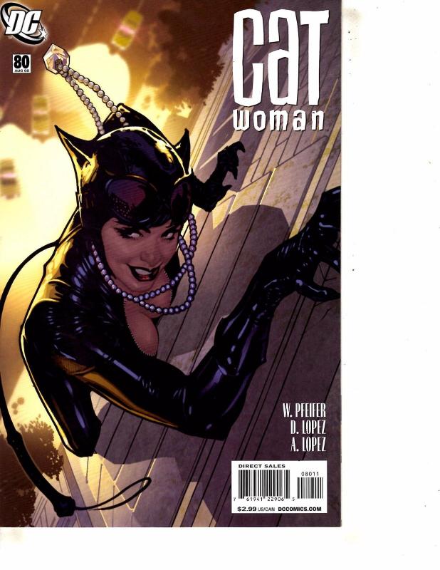 Catwoman # 80 NM DC Comic Book 1st Print Adam Hughes Cover Batman Batgirl J254