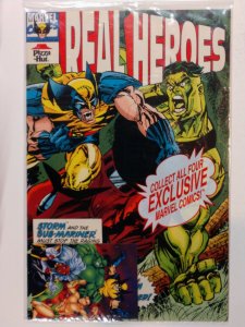 Real Heroes #1 (8.0, 1994) Polybagged with Card Inside
