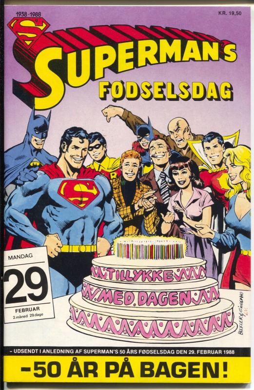 Superman's Fodseldag #29 1989-DC-Dutch Edition-50 years of Superman-VF+