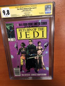 Star Wars Return Of The Jedi #1 (1983) (CGC 9.8 WP) Signed Bill Sienkiewicz! CPV