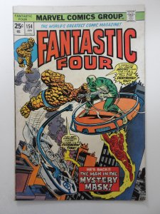 Fantastic Four #154  (1975) Sharp VG+ Condition! MVS Intact!