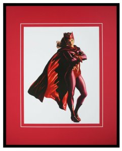 Scarlet Witch Framed 16x20 Alex Ross Official Marvel Poster Display Avengers 