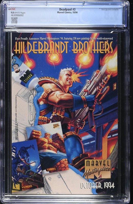 Deadpool #3 (10/94) Graded CGC 9.8