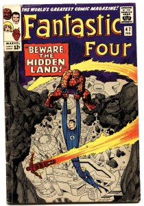 FANTASTIC FOUR #47 1966-MARVEL COMICS-JACK KIRBY-INHUMANS-FN-