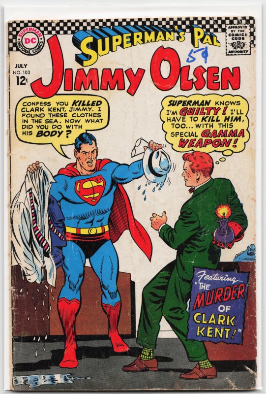Superman's Pal, Jimmy Olsen #103 (1967) Jimmy Olsen