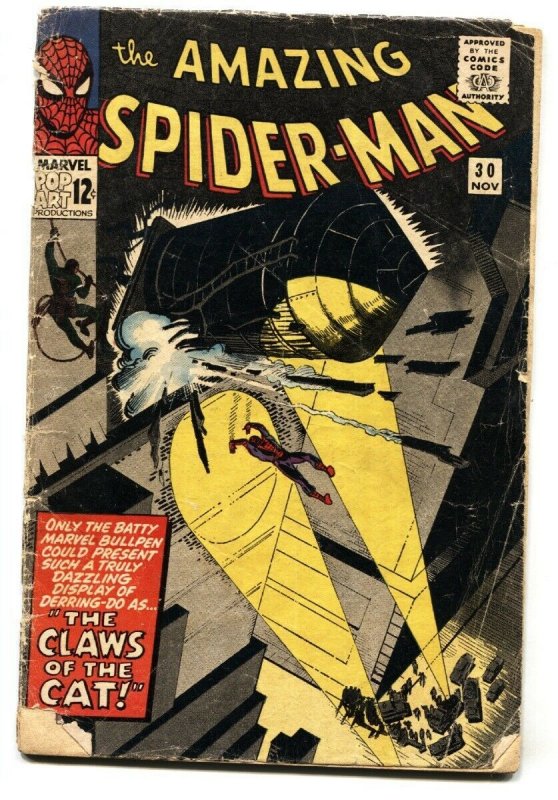 AMAZING SPIDER-MAN #30 comic book MARVEL COMICS SILVER-AGE G 