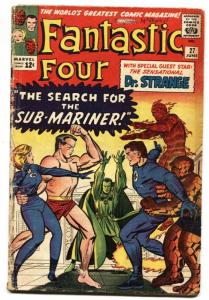 FANTASTIC FOUR #27 DR. STRANGE Sub-Mariner Marvel 1964 G/VG