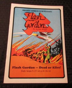 1984 FLASH GORDON Dead or Alive #1 Pacific Comics Club VF- 7.5 Austin Briggs